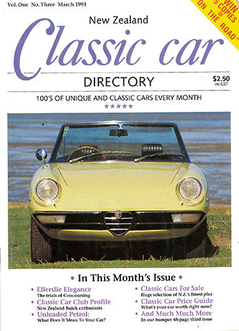 New Zealand Classic Car 3, March 1991