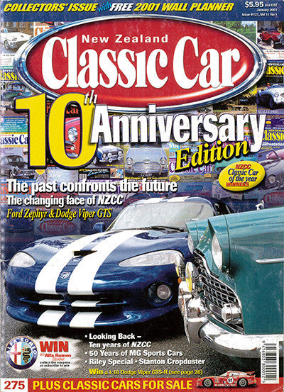 New Zealand Classic Car 121, January 2001