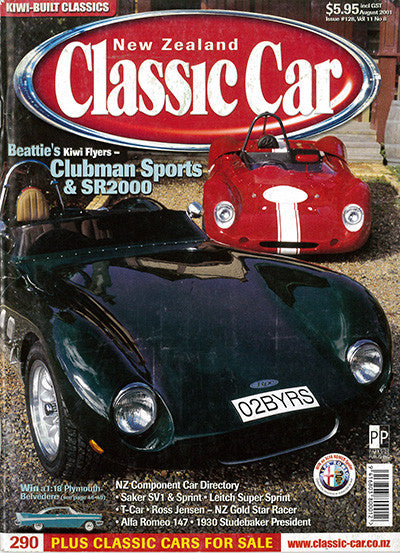 New Zealand Classic Car 128, August 2001