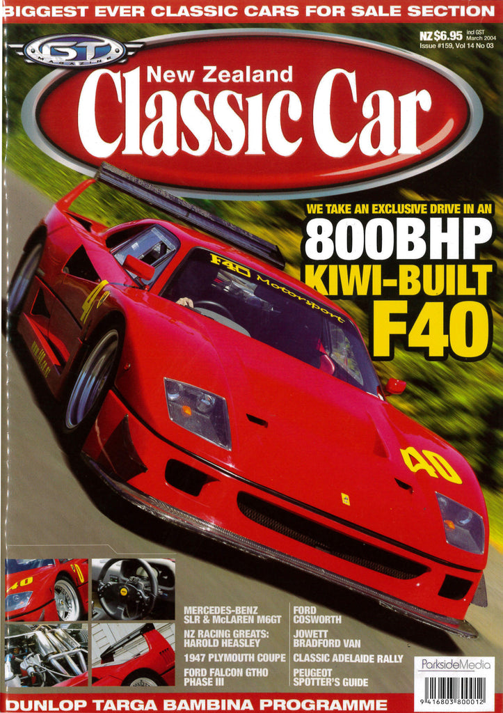 New Zealand Classic Car 159, March 2004