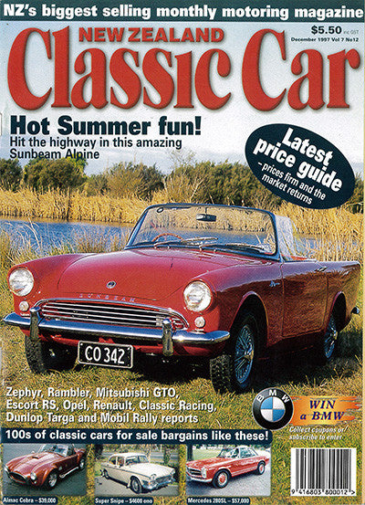 New Zealand Classic Car 84, December 1997