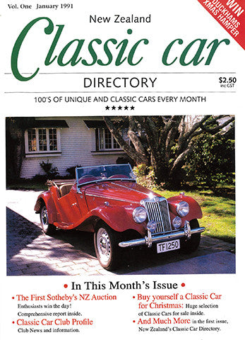 New Zealand Classic Car 1, January 1991