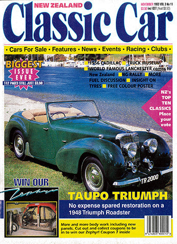 New Zealand Classic Car 35, November 1993