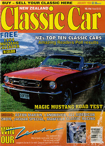 New Zealand Classic Car 37, January 1994