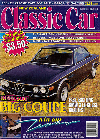 New Zealand Classic Car 39, March 1994