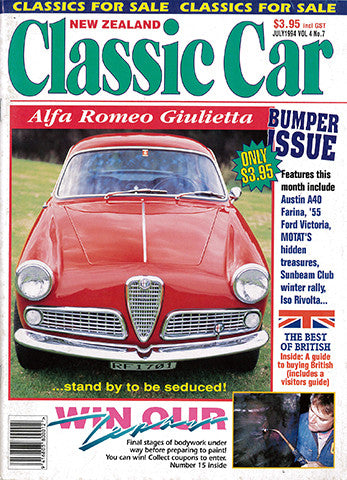 New Zealand Classic Car 43, July 1994