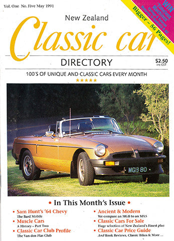New Zealand Classic Car 5, May 1991
