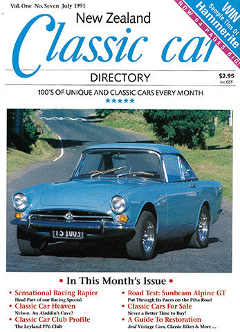 New Zealand Classic Car 7, July 1991