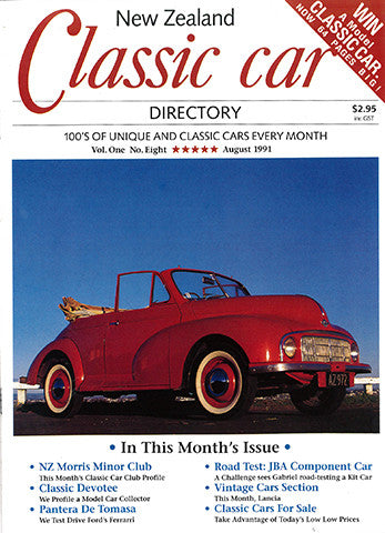 New Zealand Classic Car 8, August 1991